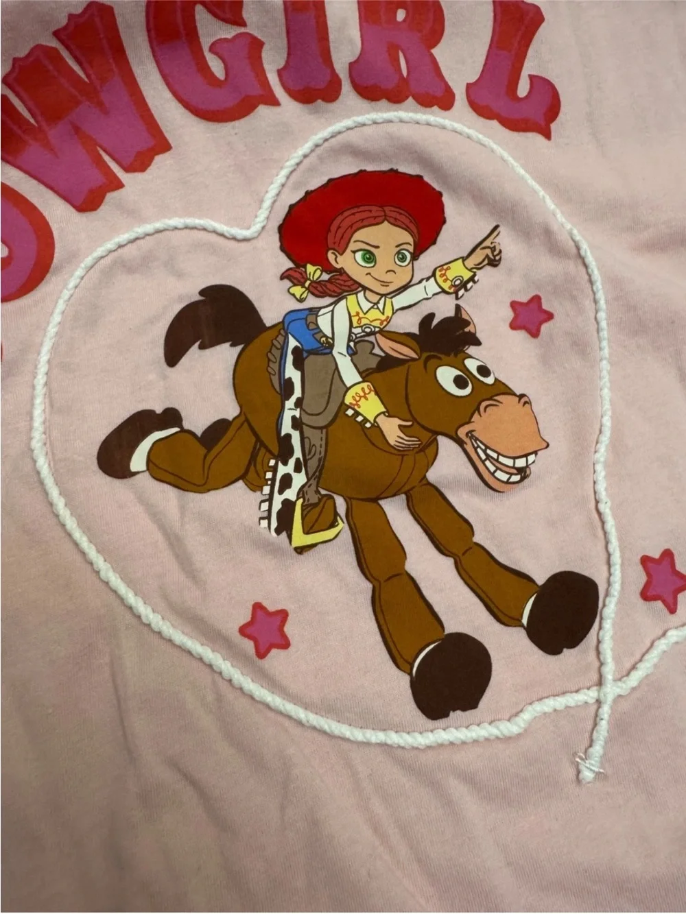 Disney Pixar Toy Story 5 star Jessie toddler 2 piece tshirt and bubble skort set